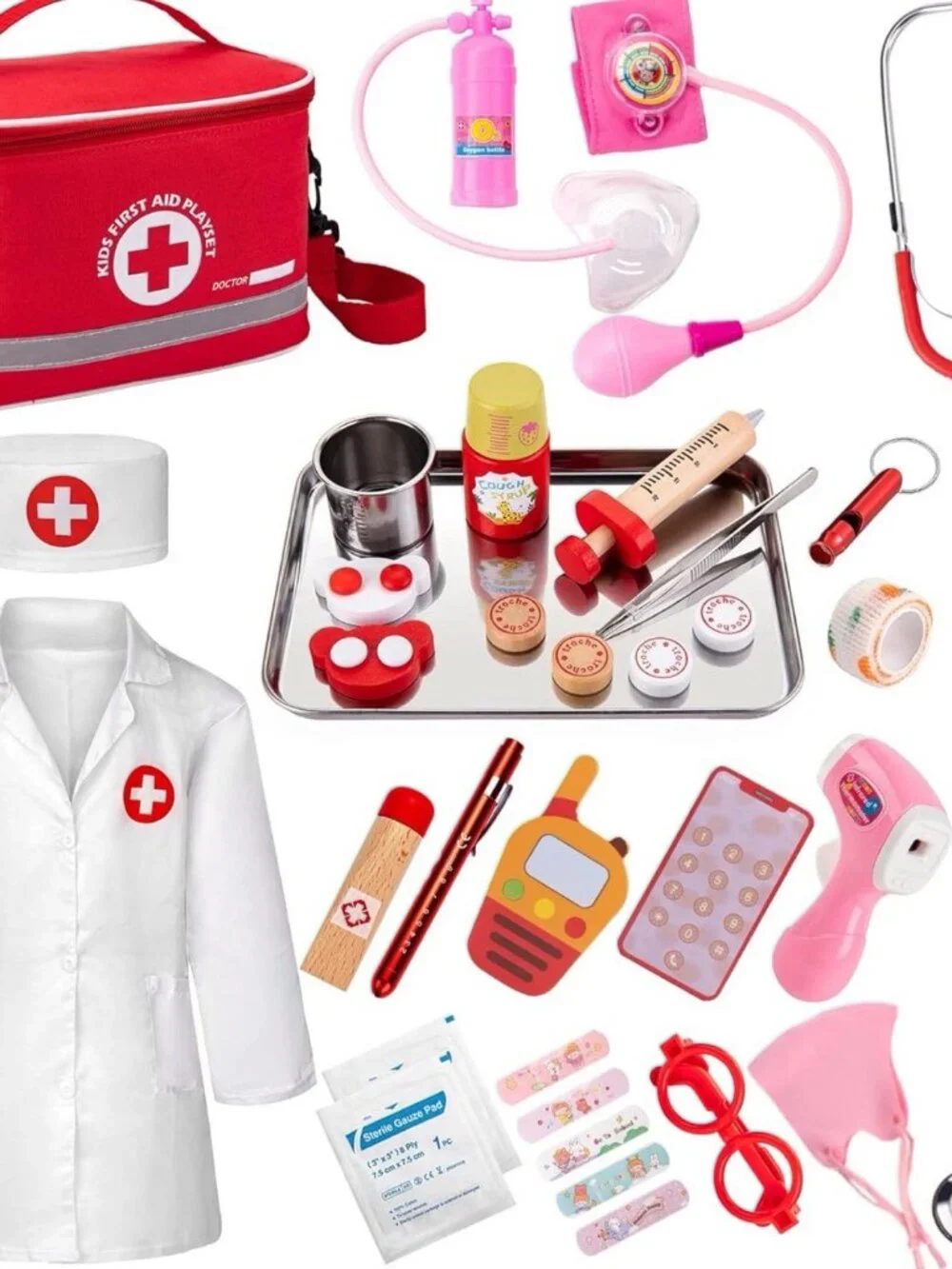Kids Doctor First Aid Playset Kit Brand New